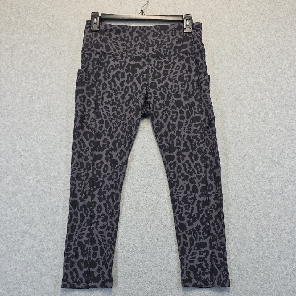 VOGO Athletica Purple and Black Leggings